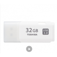 東芝（TOSHIBA）32GB USB3.0 U盤 U301經(jīng)典隼系列 白色 原廠顆粒 時尚典雅 商務必備 高速車載U盤