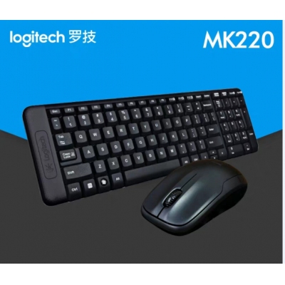 羅技MK220無(wú)線鍵盤(pán)鼠標(biāo)套裝
