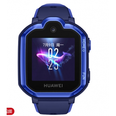 華為兒童手表 3 Pro（極光藍）視頻通話 高清拍照 九重定位 4G全網(wǎng)通學(xué)生電話手表