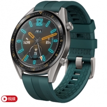 HUAWEI WATCH GT 活力款（墨綠）華為智能手表 兩周續(xù)航 高清彩屏 NFC支付 實時心率 精準(zhǔn)定位 戶外運動手表